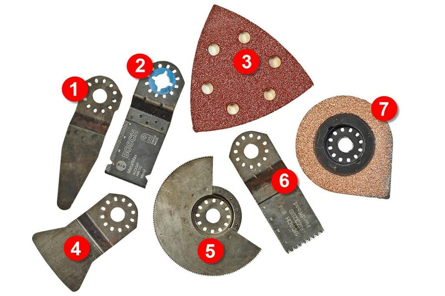 Multiverktygets tillbehör Multiverktygets tillbehör